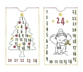 Bild 2 von Stickdatei Schokohülle Adventskalender Advent Weihnachten