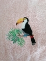 Bild 6 von Stickdatei Tukan Vogel verschiedene Größen