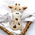 Bild 1 von Stickdatei Giraffe ITH Rassel Kuscheltier