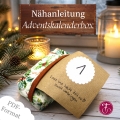 Bild 1 von Nähanleitung Adventskalenderbox Taschentüchertasche