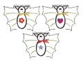 Bild 3 von ITH Stickdatei Fledermaus Greifling/Rassel für den 13x18cm Rahmen