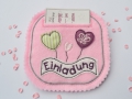 Bild 2 von ITH Einladung zum Kindergeburtstag Hülle für Einladungskärtchen  / (Größe) 10x10cm