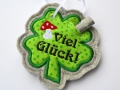Bild 3 von ITH Stickdatei Geschenkanhänger Glück für 10x10cm Rahmen
