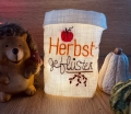 Bild 7 von ITH Lichterbeutel Herbst 8 Motive Kürbis Laub Blätter Kastanie