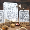 Bild 2 von Stickdatei ITH Adventskalender ab 10x10cm Maus Tischadventskalender  Weihnachten Advent