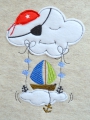 Bild 3 von Stickdatei Wolkenschiff 