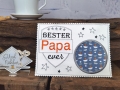 Bild 6 von Stickdatei  Papa  Mug Rug Tassenteppich 