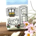 Bild 6 von Stickdatei Landleben Pferd Huhn Schwein Katze SET Redwork Konturstich