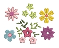Bild 2 von Stickdatei Blumen Minis SET