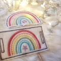 Bild 6 von Stickdatei Regenbogen SET mit ITH