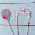 Bild 4 von Stickdatei Cake Topper Geburtstag Zahlen Luftballon