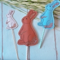 Bild 4 von Stickdatei Hase mit Stabstickdatei SET