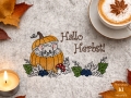 Bild 3 von Stickdatei Herbst Maus Kürbis 