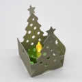 Bild 3 von Plotterdatei Weihnachtsbaum Tannenbaum Körbchen Teelicht Lichterhaus