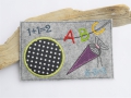 Stickdatei MugRug Schulanfang 13x18cm und 13x20cm