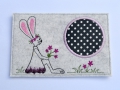 Bild 3 von  Stickdatei Untersetzer Hase 13x18cm und 13x20cm