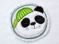 Bild 1 von Stickdatei Panda Cap doodle   / (Stickgröße) 16x16cm