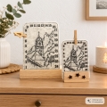 Stickdatei ITH Tischadventskalender Dorf Kirche Berge ab 10x10cm Adventskalender Bergliebe