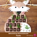 Bild 1 von Nähanleitung Fuchs Waldtier Adventskalender