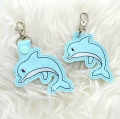 Bild 1 von Stickdatei Delfin Schlüsselanhänger ITH Stickdatei