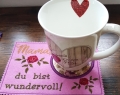 Bild 7 von Stickdatei Muttertag SET Untersetzer Lichterbeutel Mama