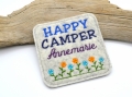 Bild 4 von Stickdatei Camper happy camper Mugrug Untersetzer 