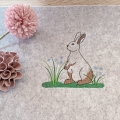 Bild 5 von Stickdatei Hase mit Stabstickdatei SET