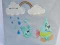 Bild 2 von Stickdatei Regen lustige Regentropfen 2 Größen