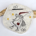 Bild 4 von ITH Stickdatei Geschenkanhänger Nikolaus verschiedene Größen  / (Größe) 10x10cm