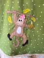 Bild 7 von Stickdatei Affe mit Banane doodle 3 Größen