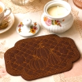 Bild 3 von Stickdatei ITH Herbst Kürbis Untersetzer Quilt Optik 12 Größen