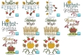 Bild 3 von Stickdatei Herbst Motive SET verschiedene Größen - Dekoration für Herbstprojekte