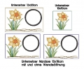 Stickdatei Untersetzer Narzisse