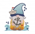 Bild 1 von Stickdatei Sommer Wichtel maritim