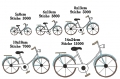 Bild 2 von Stickdatei Fahrrad  verschiedene Größen
