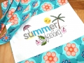 Stickdatei summer feeling Schriftzug verschiedene Größen