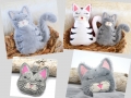 Stickdatei Katze ITH Schmusetier XL SET