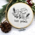 Bild 3 von Stickdatei Spatz und Maus best friends