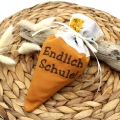 Bild 2 von ITH Stickdatei zweifarbig Schultüte Zuckertüte aus Stoff Blankodatei verschiedene Größen