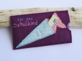 Bild 2 von Stickdatei Schulanfang ITH Schokohülle 5 Motive  / (Größe) Schokohüllen 12x22cm für 200g Tafeln