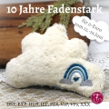 Bild 1 von Stickdatei Wolke ITH mit Regenbogen 8 Größen
