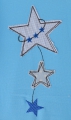 Bild 2 von Stickdatei Sternengirlande senkrecht  / (Stickgröße) 12x25cm