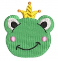 Stickdatei Frosch kleiner Frosch 4x5cm