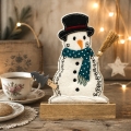 Bild 4 von Stickdatei ITH Tischadventskalender Schneemann 