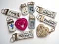 Stickdatei Landhaus Schlüsselanhänger  SET