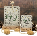 Bild 2 von Stickdatei ITH Tischadventskalender Berge Adventskalender Bergliebe