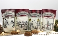 Bild 2 von Stickdatei Lichterbeutel Weihnachtsmarkt ITH 4 Motive Chor  Glühweinstand Karussell  / (Stickrahmengröße) 15x22cm