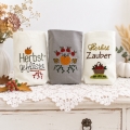 ITH Lichterbeutel Herbst 8 Motive Kürbis Laub Blätter Kastanie
