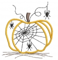 Bild 2 von Stickdatei Kürbis Halloween
