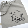 Bild 3 von Plotterdatei Plott angeln Angler am See